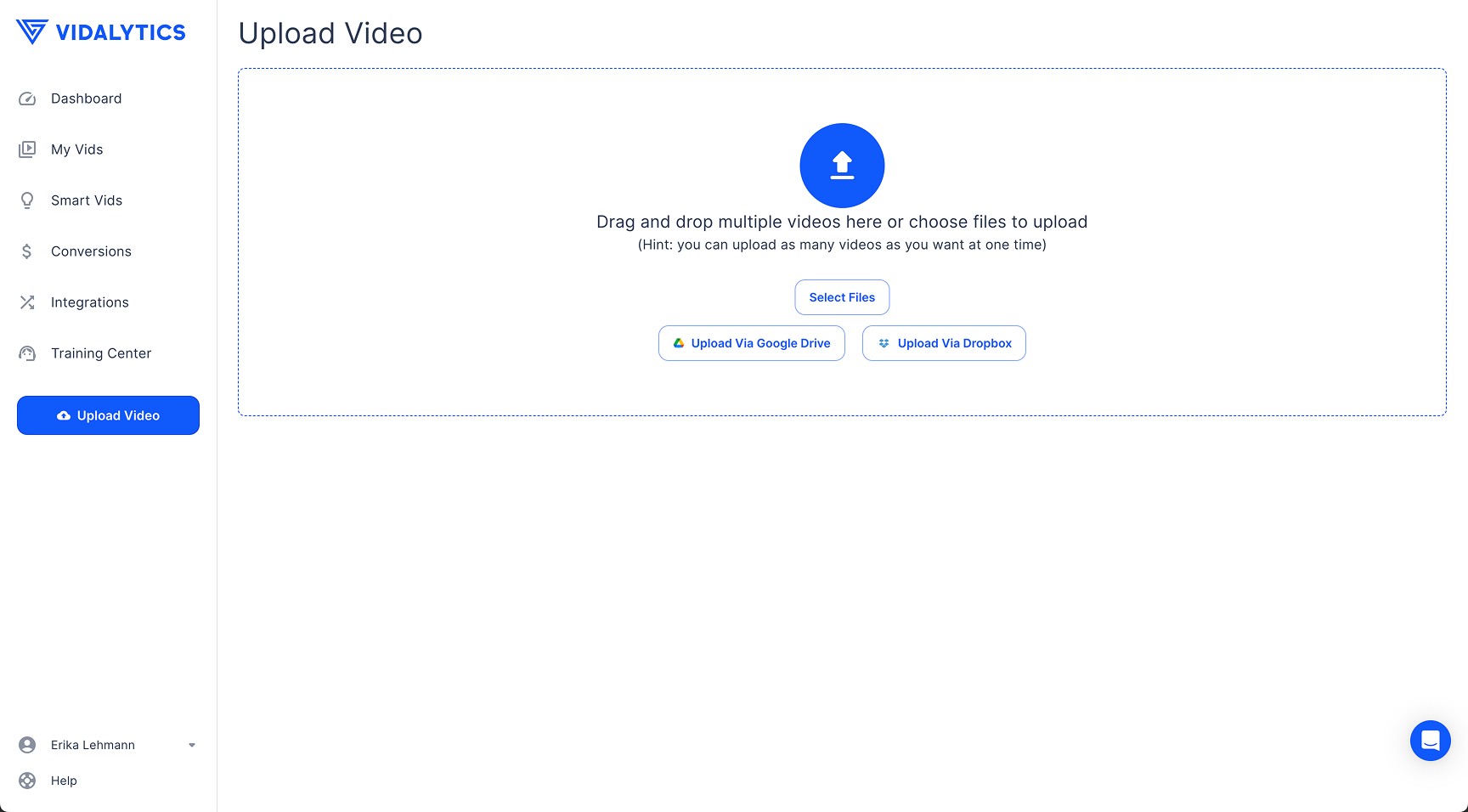 Upload page before